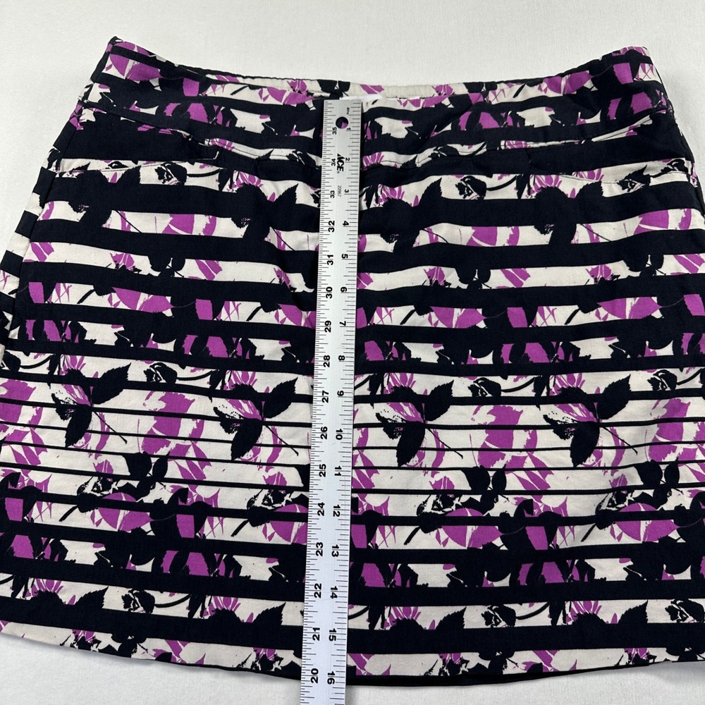 Lady Hagen Golf Skort 14 Purple Floral Striped Active Skirt Athletic Golfcore - Picture 5 of 11